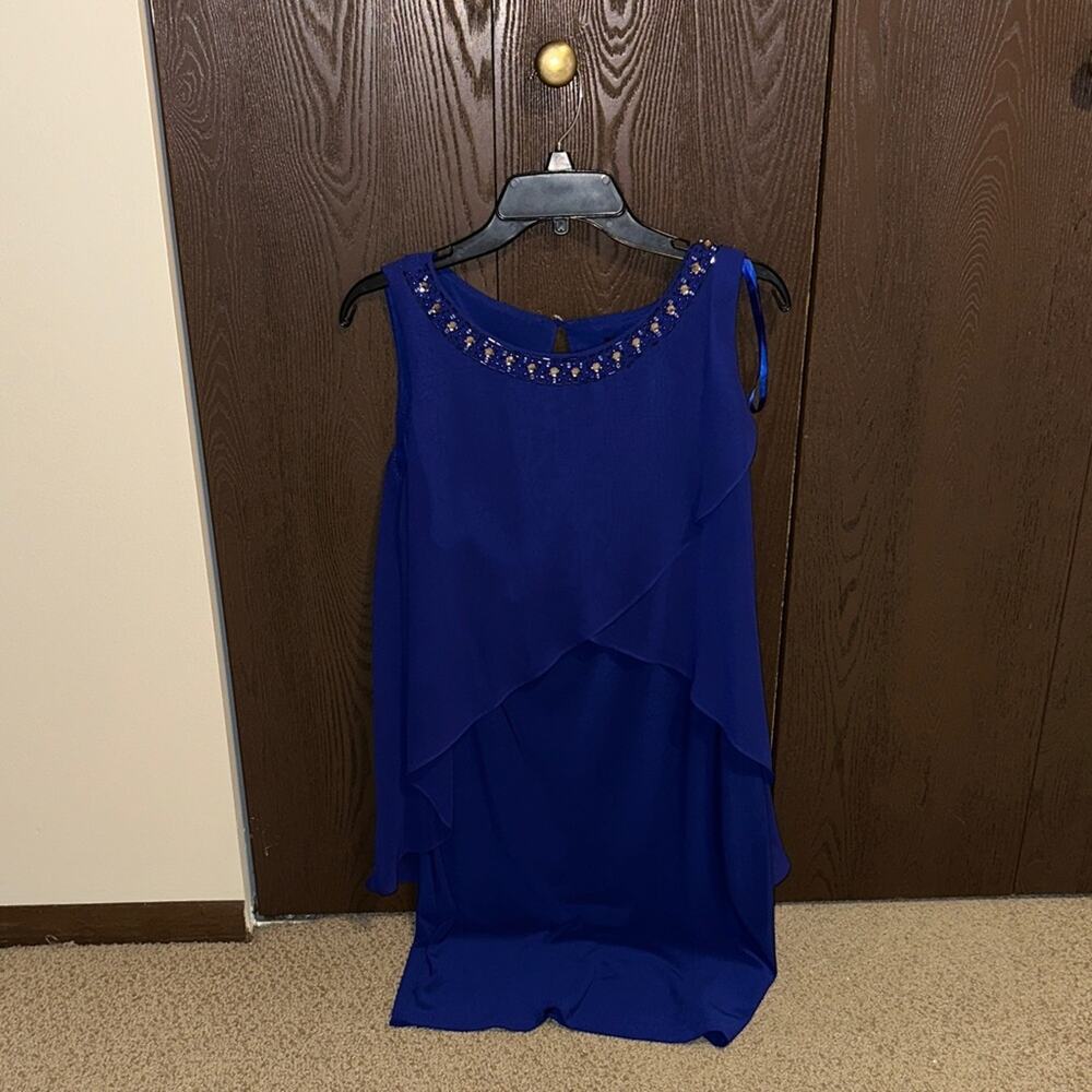 S.L. Fashions Cobalt Dress - size 4